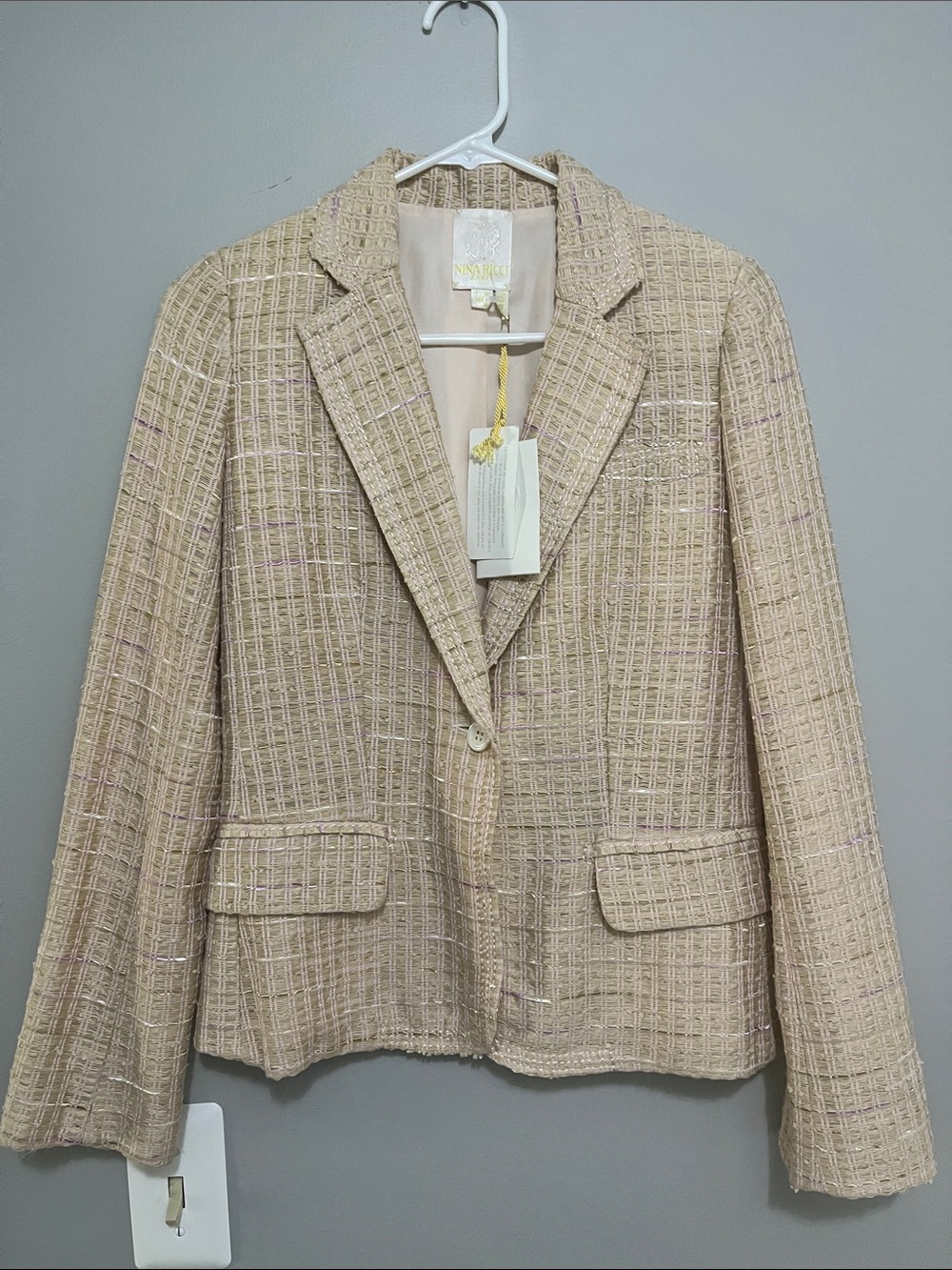 Nina Ricci NWT Woven Tweed Blazer Jacket